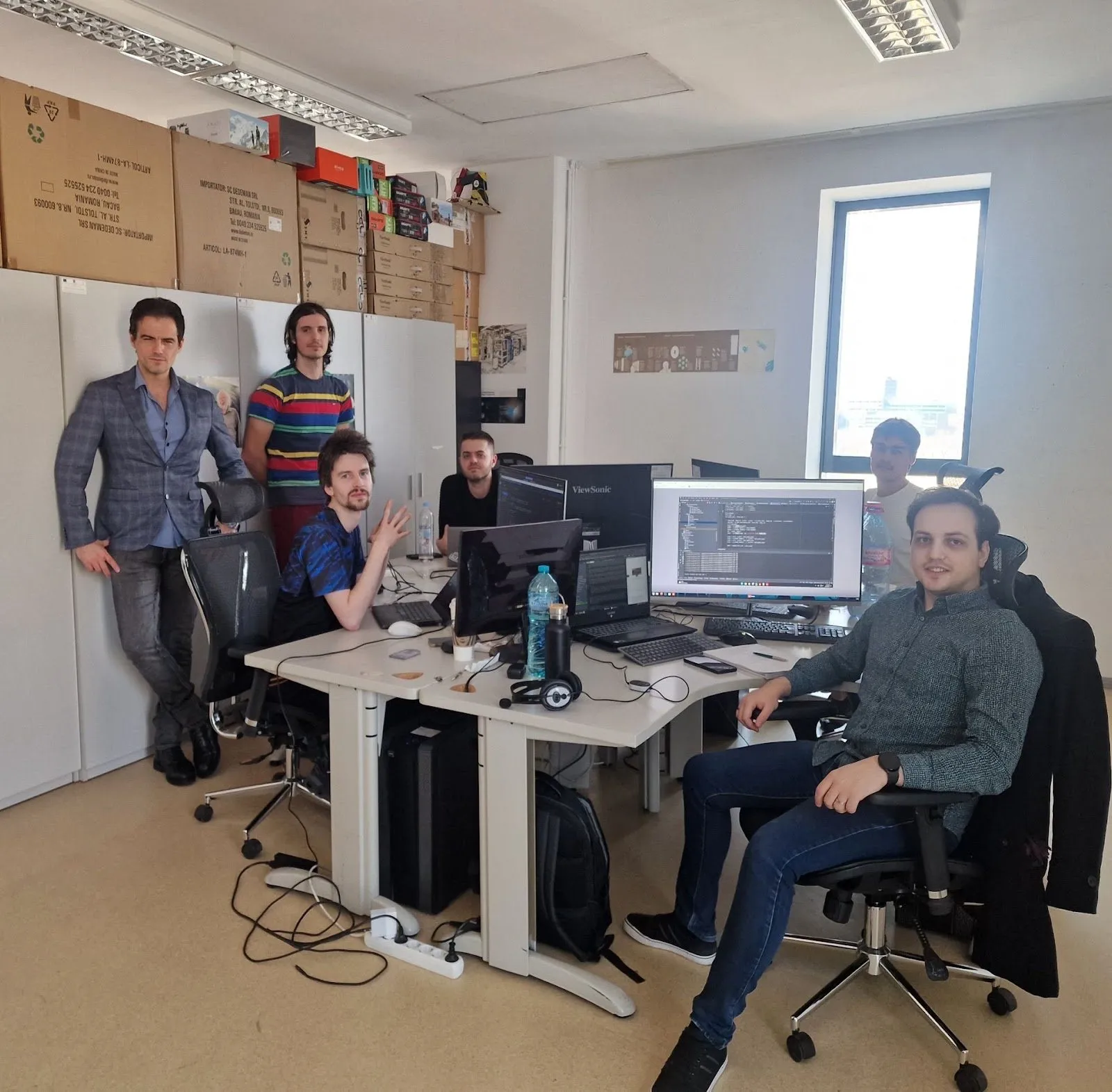 Lab 7 and the reading group, photo 1