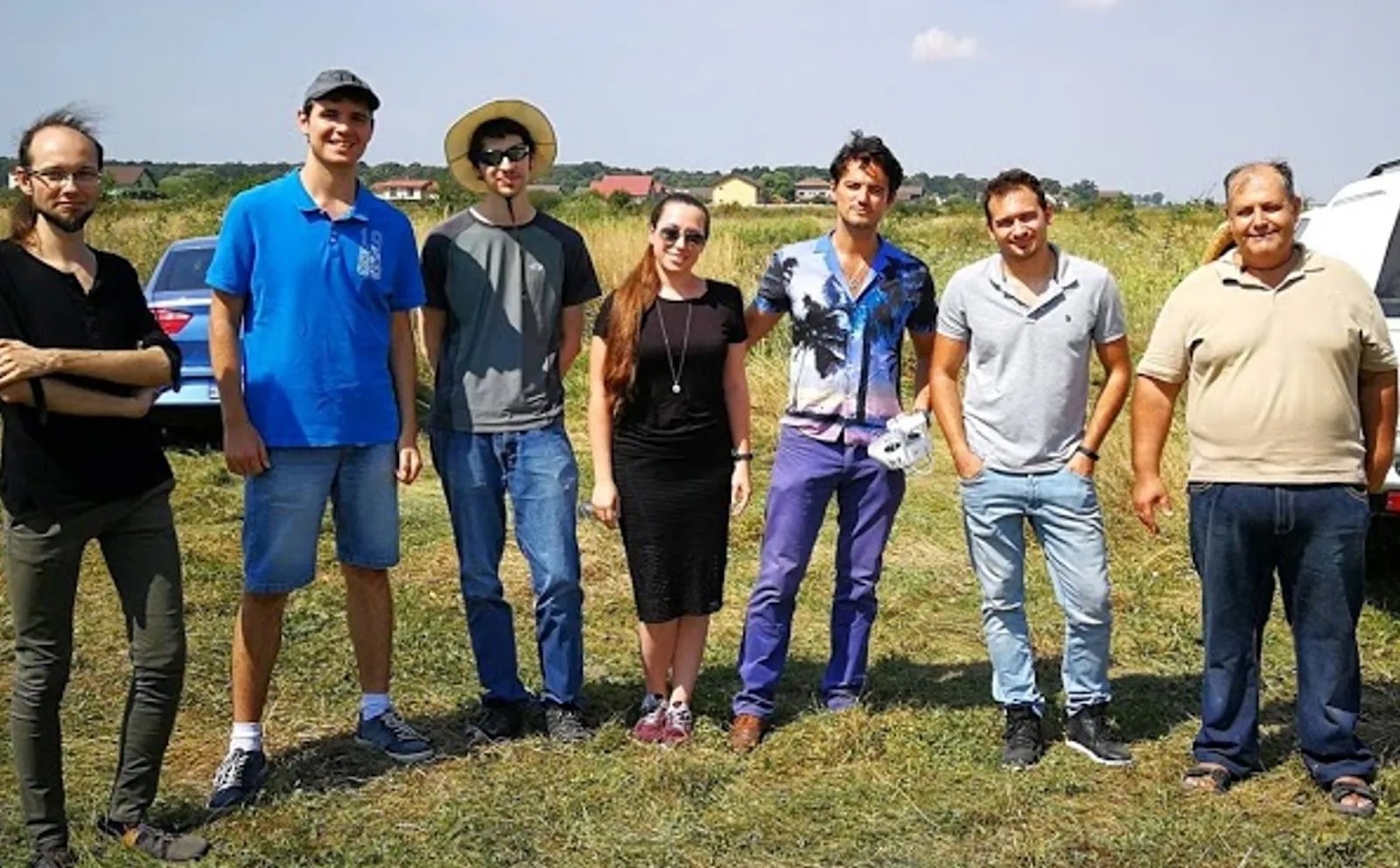 First drone flights, photo 1