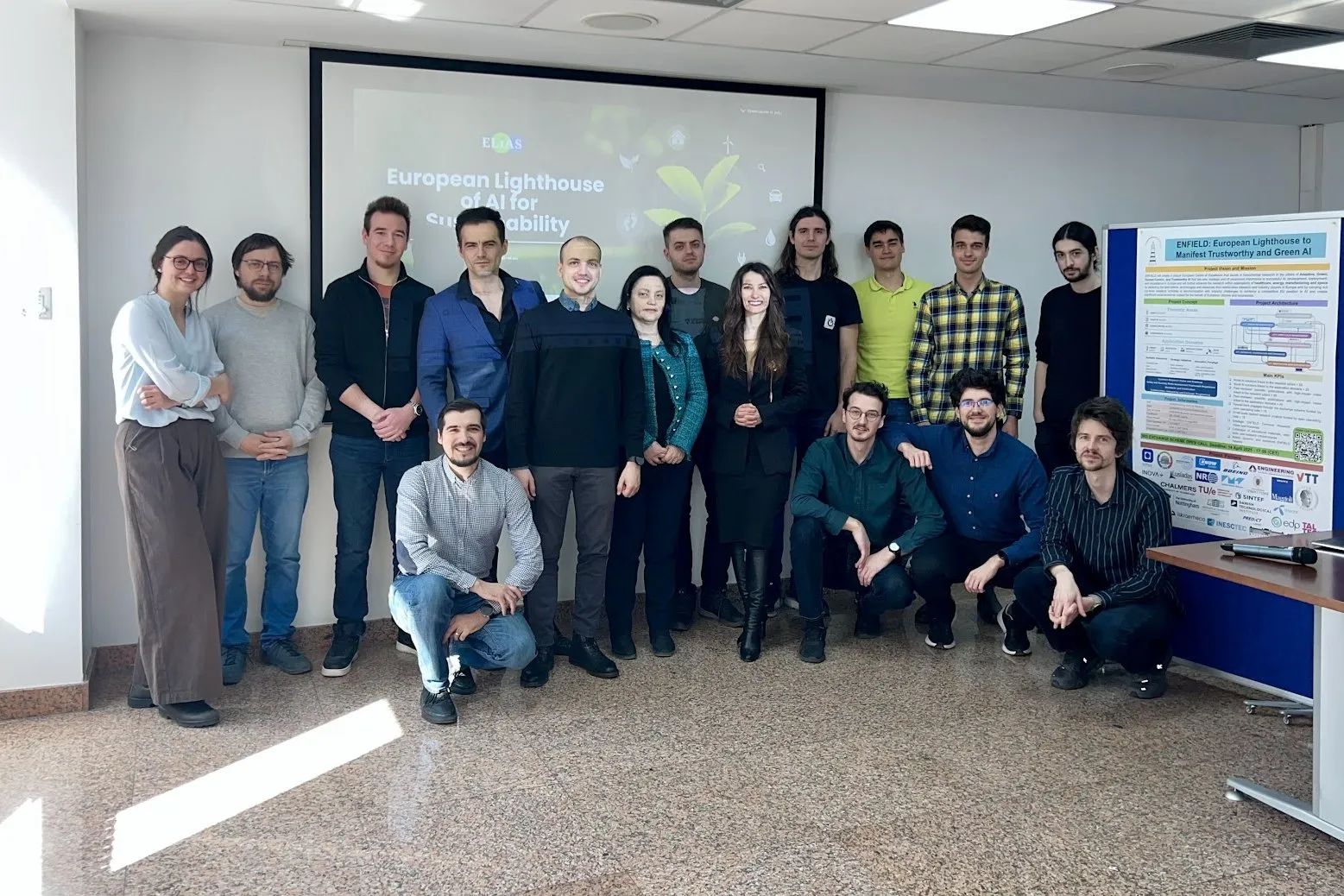 ELIAS workshop in Bucharest, where the HRIA agreement was announced, March 2025.