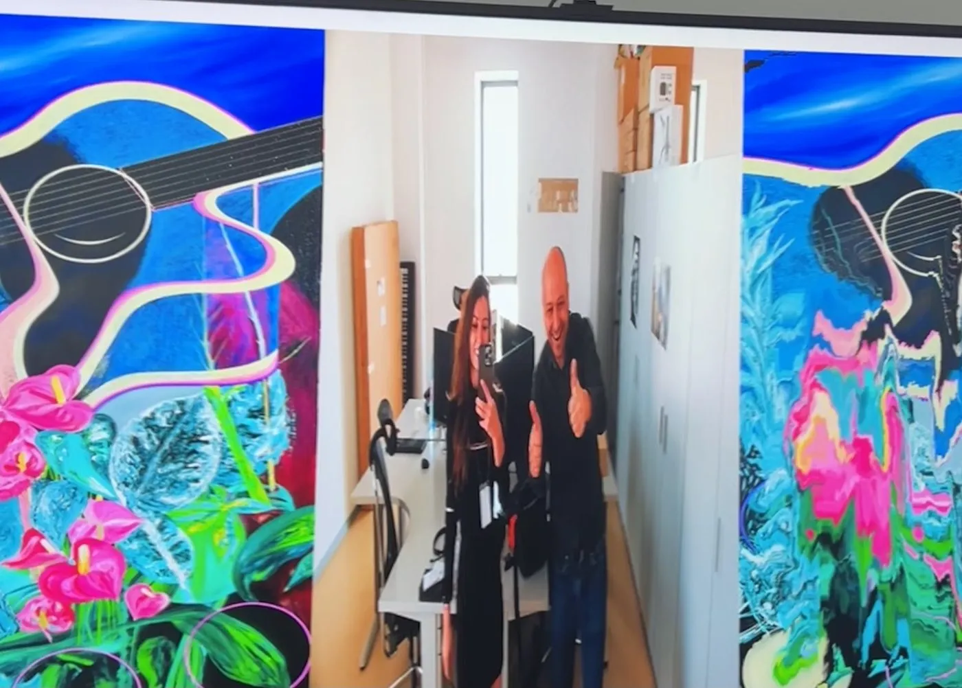Immersive Human–AI art installation