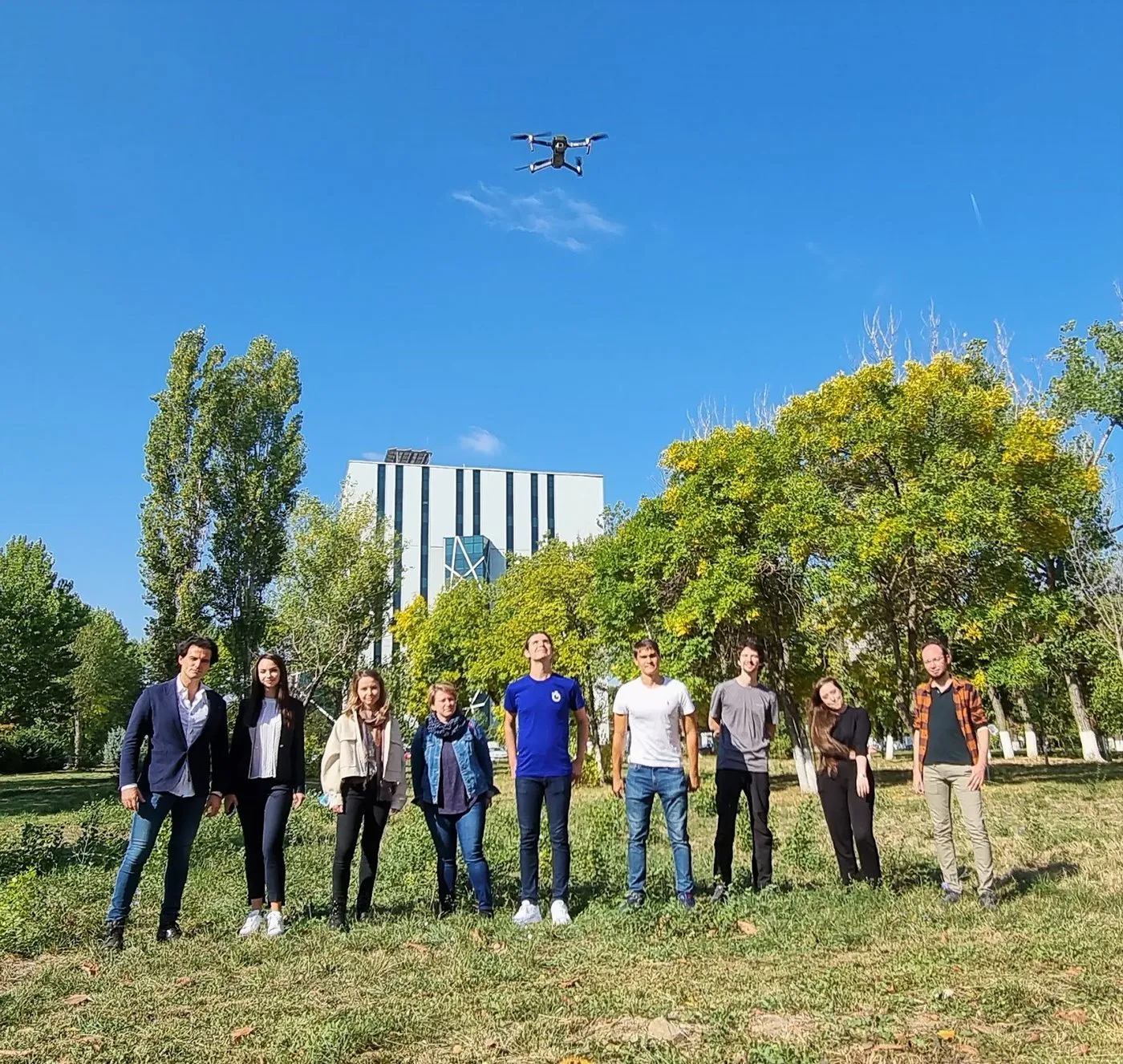Flying over the PRECIS campus, University Politehnica of Bucharest