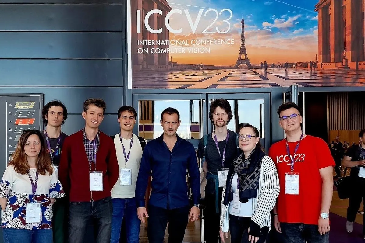 ICCV 2023 in Paris, where we presented five papers.