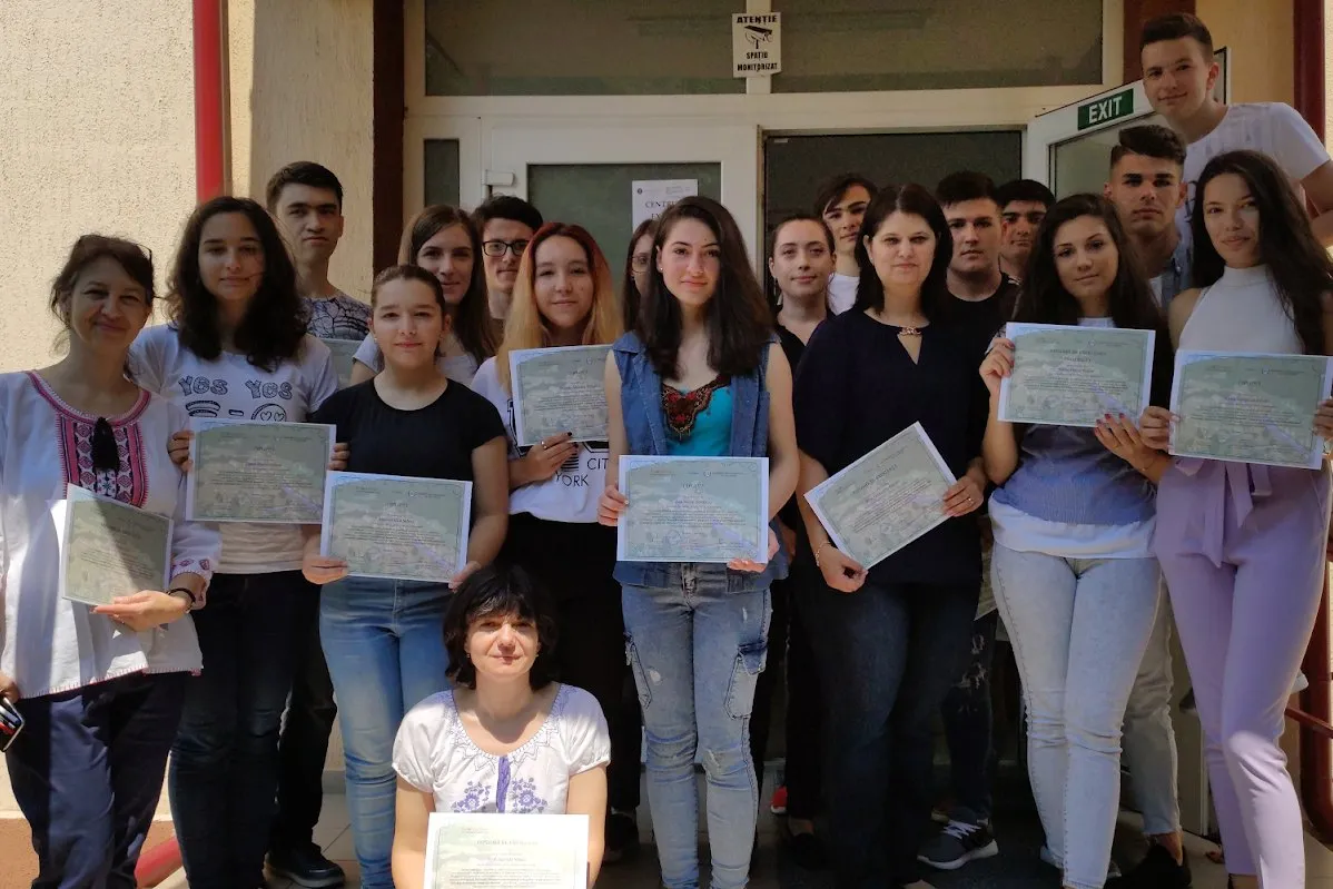 The high school volunteers who labelled Ruralscapes, Târgoviște, 2019.